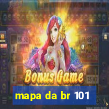 mapa da br 101